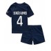 Cheap Paris Saint-Germain Sergio Ramos #4 Home Football Kit Children 2022-23 Short Sleeve (+ pants)